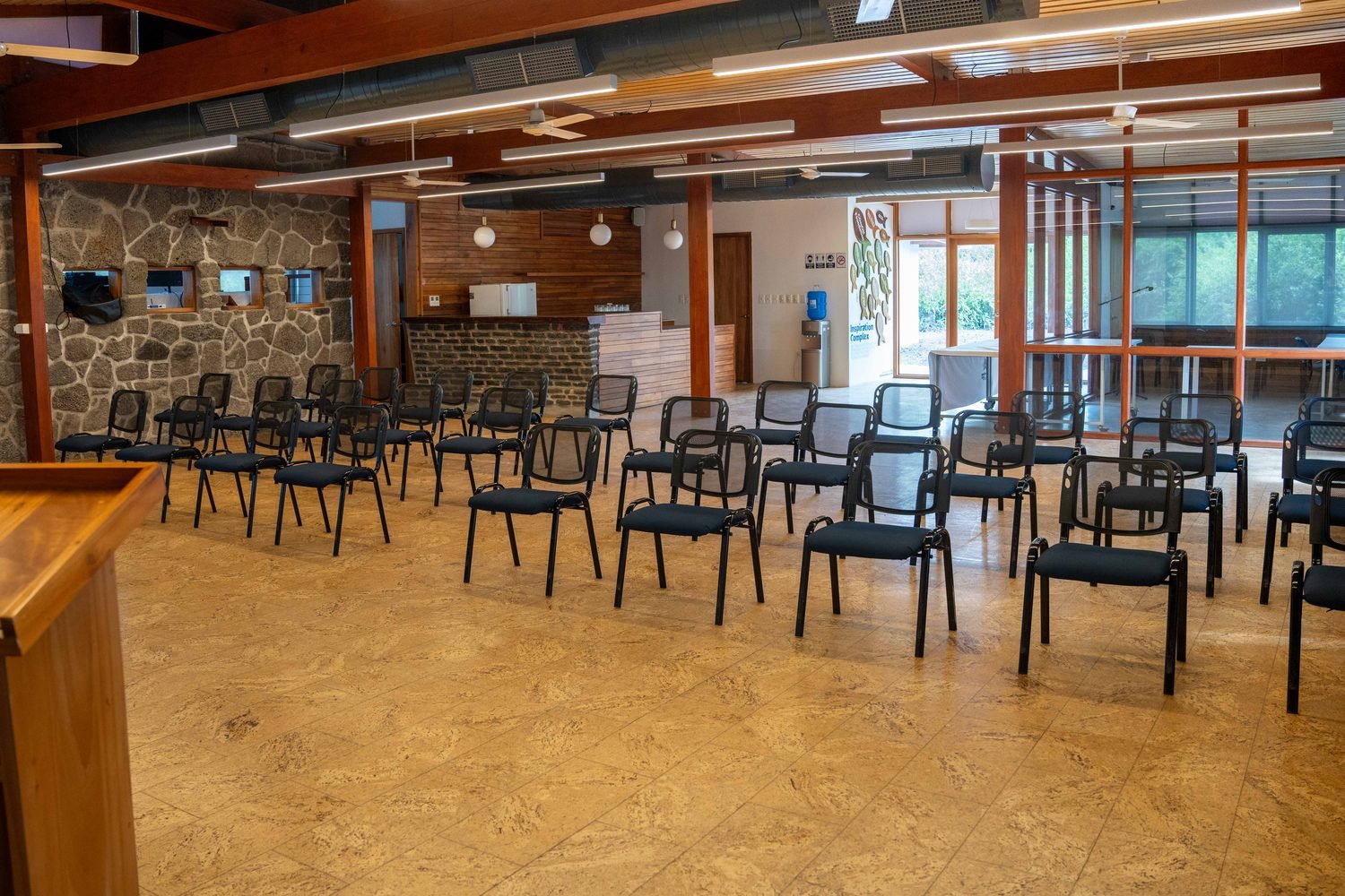 Charles Darwin Research Station — Inspiration Complex, configured for technical sessions